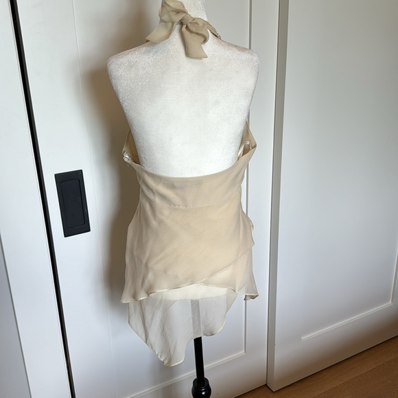 BCBGMAXAZRIA silk halter top - Picture 2 of 6